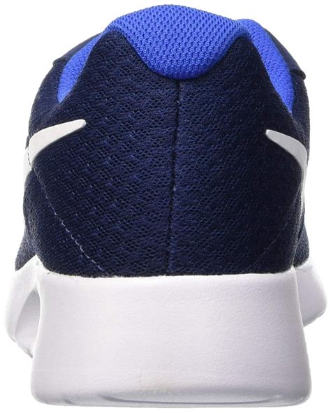 NIKE Men's Tanjun Running Shoe Midnight Navy/White-Game Royal 10.5 DM ...