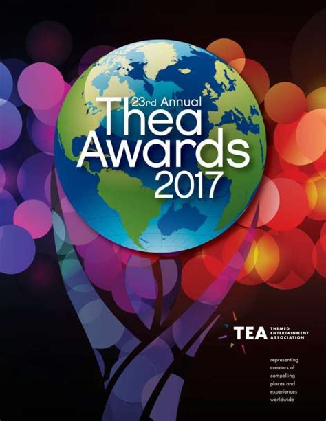 TEAs 31st Annual Thea Awards Program Information And Order Form