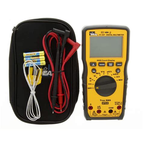 IDEAL 1000 Volt Auto Range TRMS 6000 Count Display Multimeter With NCVT