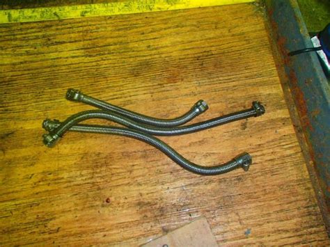 Triumph Tr6 1961 Old School Chopper Bobber Steel Braided Oil Lines Ebay