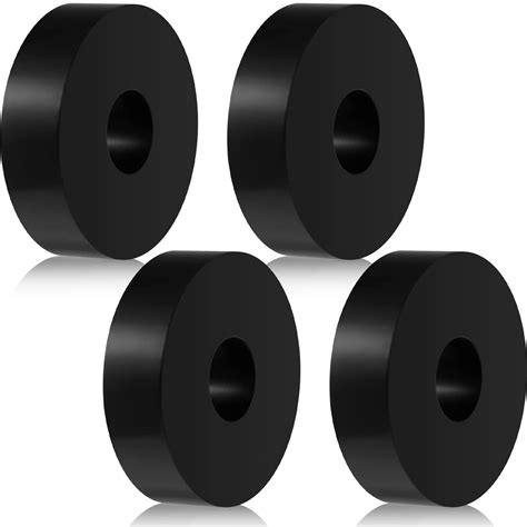 Rubber Isolation Pads Thick Rubber Washers 1 5 Inch OD 0 5 Inch ID 0 4