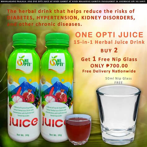 One Opti Juice 15 In 1 Herbal Juice Drink Legit Distributor