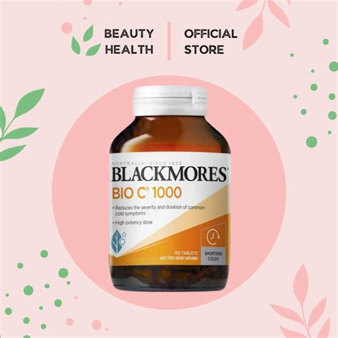 Blackmores Bio C 1000mg Vitamin C Cold Relief 150 Tablets Beautyhealth