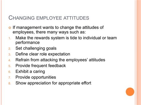 Ob Chapter Ppt Employee Attitudes And Their Effects Pptx