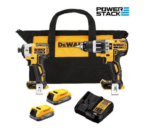 Taladro Percutor Atornillador Impacto Brushless PowerStack DeWALT