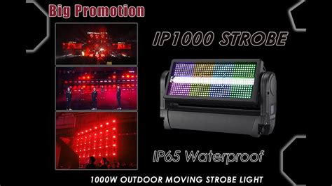 Ip Strobe W Outdoor Led Strobe Moving Light Youtube