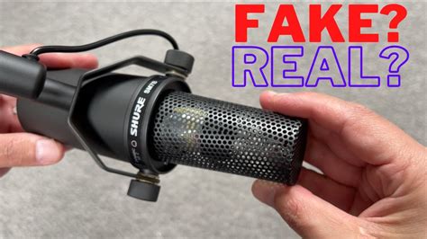 Is This Shure Sm7b Is Fake Or Real YouTube