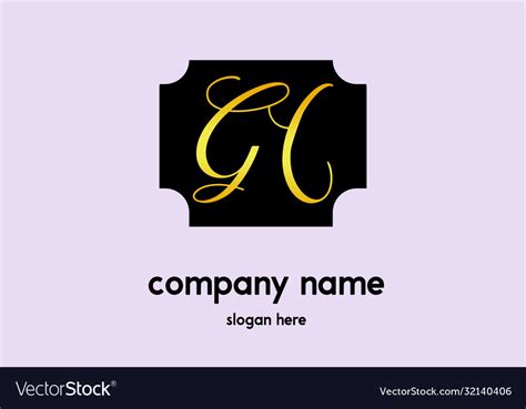 Gc logo Royalty Free Vector Image - VectorStock