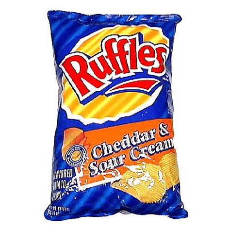 Ruffles Potato Chips Cheddar And Sour Cream Potato Sinclair Foods