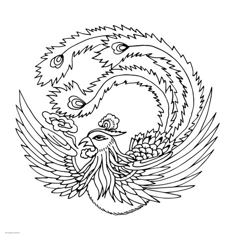 Firebird Coloring Page Coloring Pages Printablecom