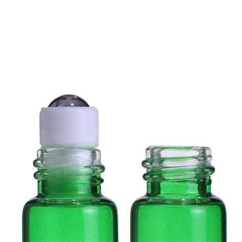 New Style Ml Mini Empty Green Attar Perfume Roll On Essential Oil