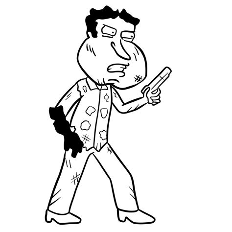 How to draw Quagmire (FNF x Pibby) - SketchOk