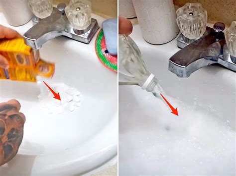 Cleaning Kitchen Sink With Baking Soda And Vinegar Things In The Kitchen