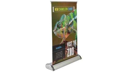 Table Top Retractable Banner Stand Mini Roll Up Banner Stand Display