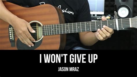 I Won T Give Up Jason Mraz EASY Guitar Tutorial With Chords