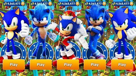 Sonic Dash New Runner Snowdrift Sonic Vs Movie Sonic Vs Sonic All