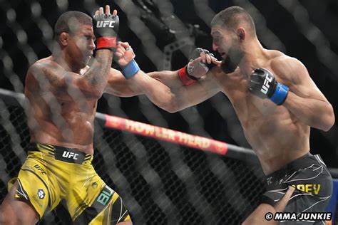 Khamzat Chimaev Def Gilbert Burns At Ufc Best Photos