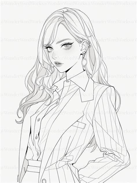 Kolorful K Pop Colouring Pages Of Fashion Forward Idols Digital