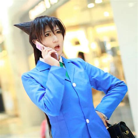 Detective Conan Mouri Ran Mouri Ran Black Long 80cm Cosplay Party Cosplay Wig Free Shipping On