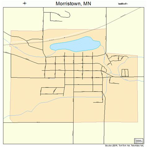 Morristown Minnesota Street Map 2744296