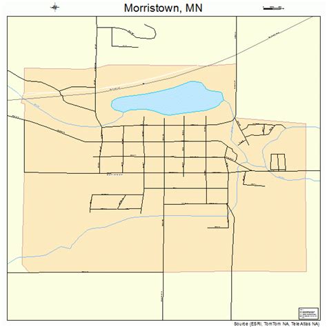 Morristown Minnesota Street Map 2744296