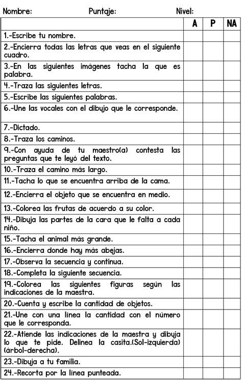 Evaluación Diagnostica Primero Star Creando Material Gratuito page