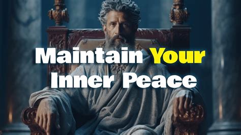 7 Stoic Exercises For Inner Peace MUST WATCH YouTube