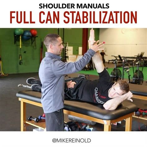 Sidelying Shoulder Full Can With Rhythmic Stabilization Shoulder