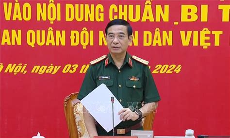 General Phan Van Giang Chaired The Conference Of Ministers Of National