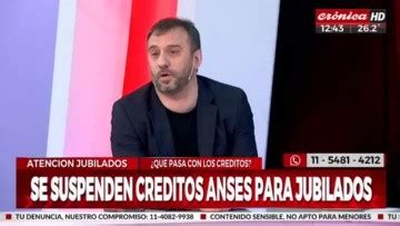 Atenci N Jubilados El Gobierno Suspendi Los Cr Ditos Anses Cr Nica