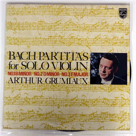 Yahoo Arthur Grumiaux Bach Partitas For Solo