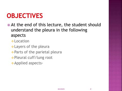 Solution Anatomy Of The Pleura Studypool