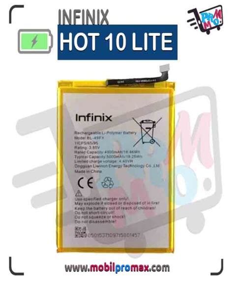 Infinix HOT 10 LITE BATTERY Mobilpromax