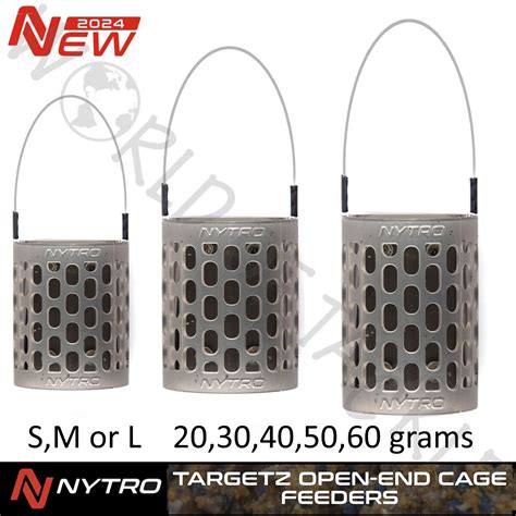 Swim Feeders Cage Nytro Targetz Open End Flat Match Fishing Coarse