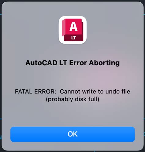 Quando Si Utilizza Autocad For Mac Viene Visualizzato Il Messaggio Di