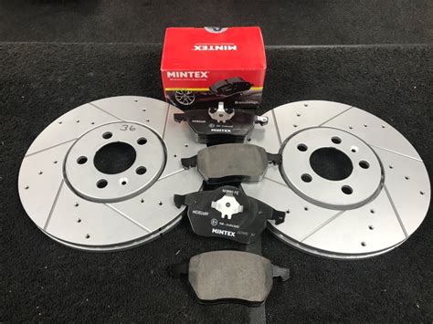 VW GOLF MK3 GTI VR6 BRAKE DISC FRONT REAR DRILLED GROOVED BRAKE DISCS