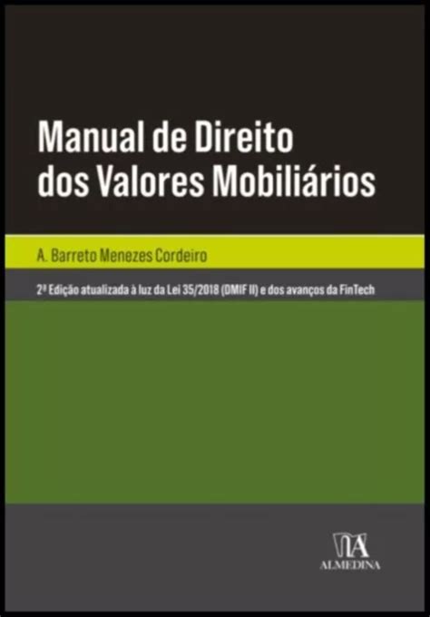 Manual de Direito dos Valores Mobiliários