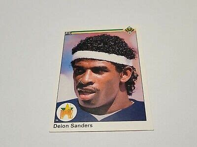 Deion Sanders Rookie Card Upper Deck Yankees Falcons Rc Nfl