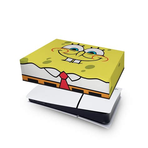 PS5 Slim Capa Anti Poeira Bob Esponja Pop Arte Skins Atacado