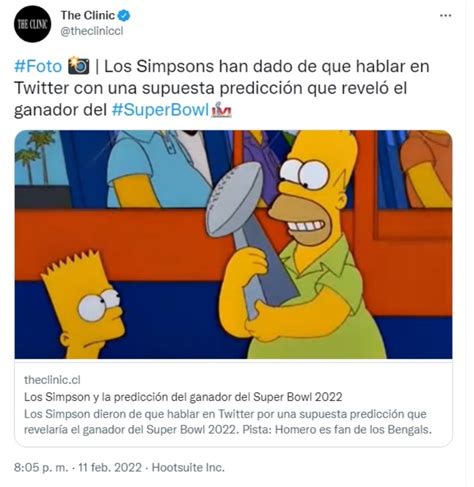 Los Simpson Super Bowl Predicen quien será el ganador