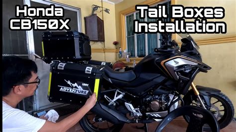 Honda Cb150x Tail Boxes Installation Youtube