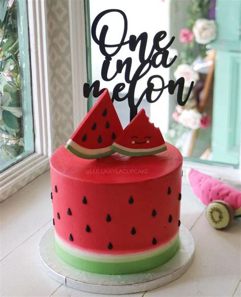 Lulukayla Cakes And Cupcakess Instagram Photo “🍉🍉 One In A Melon 🍉🍉