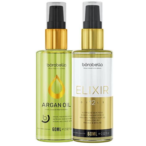 Borabella Oleo Elixir 12 Oils Argan Reparador Pontas 60ml Amor