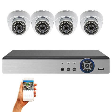 Evertech 1080P HD 8 Channel 4 Dome Security Camera CCTV Surveillance