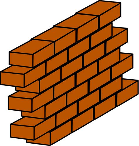 Free Vector Graphic Bricks Brown Building Wall Free Image On Pixabay 48938