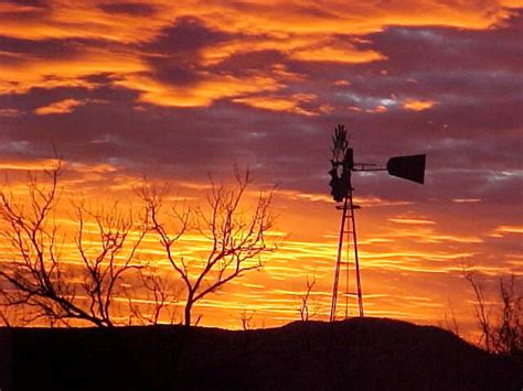 West Texas Sunset Seen Many Of These Just Beautiful Notice Its