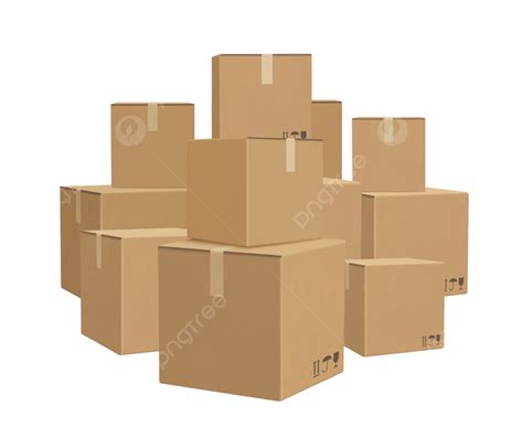 Delivery Parcel Box Vector Design Images Warehouse Boxed Cardboard