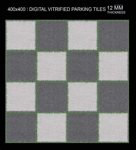 Polished Glazed Matte Digital Vitrified Parking Tiles Size 1x1 Feet