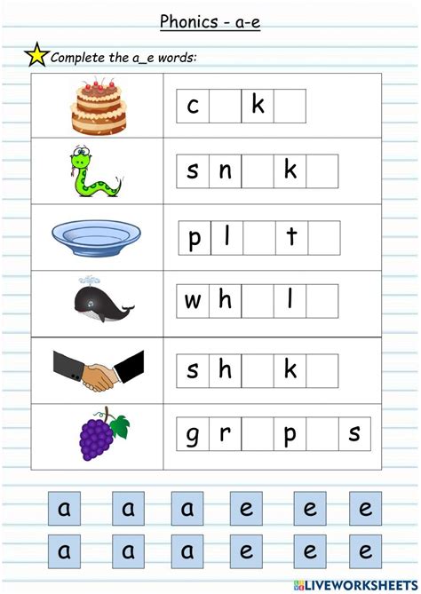 Ae Phonics Esl Worksheet By Lilyesl Worksheets Library