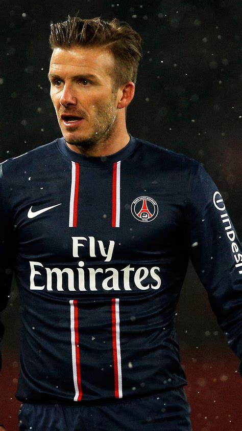 David Beckham Paris Saint Germain Football Player HD Phone Wallpaper